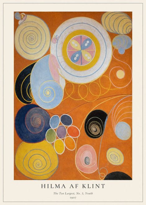 Hilma af Klint The Ten Largest, No. 3, Youth No1 - Plakat