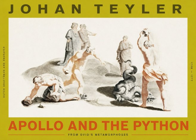 Johan Teyler Apollo and the Python No2 - Plakat