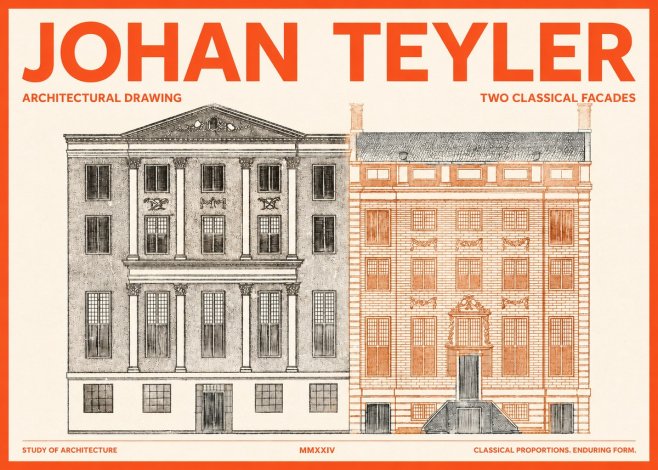 Johan Teyler Architectural Study III No6 - Plakat