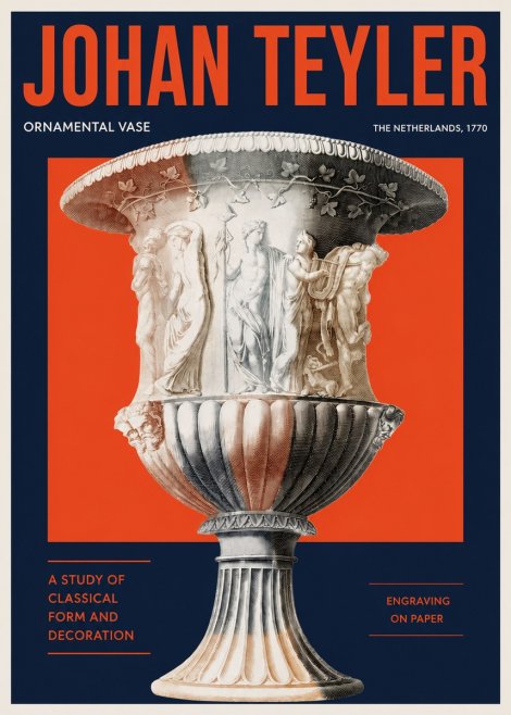 Johan Teyler Ornamental Vase I No2 - Plakat