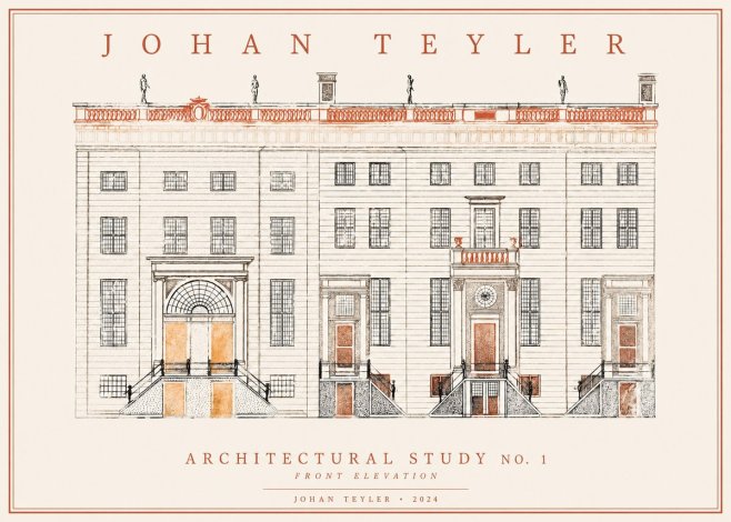 Johan Teyler Architectural Study VI No2 - Plakat