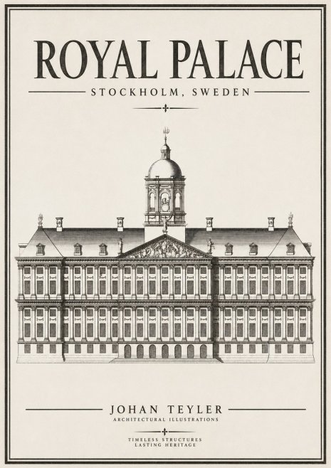 Johan Teyler Royal Palace No2 - Plakat