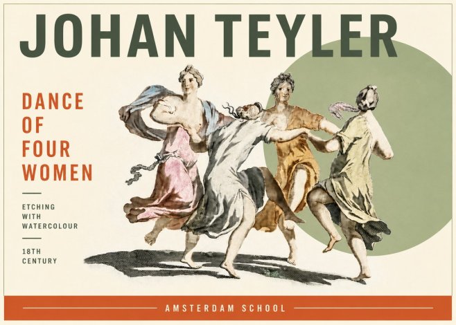 Johan Teyler Dance of Four Women No6 - Plakat