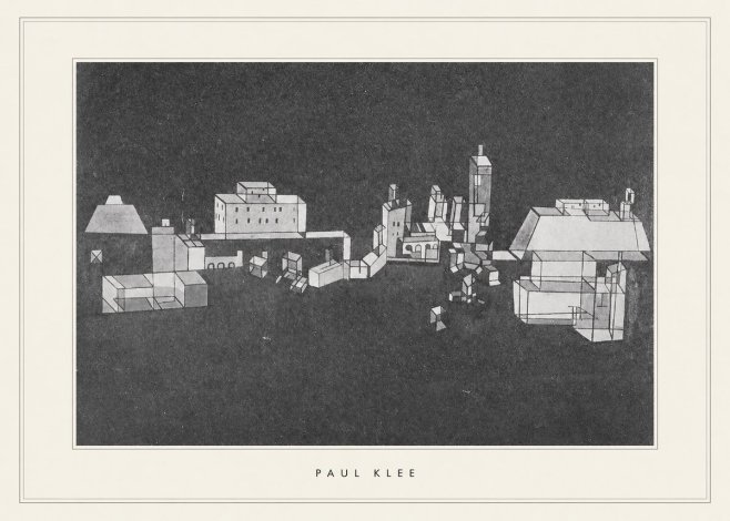 Paul Klee Architectural Forms No5 - Plakat