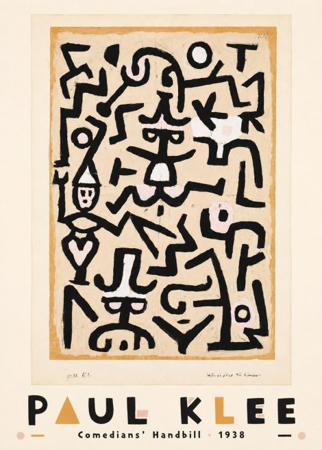 Paul Klee Comedians' Handbill No3 - Plakat