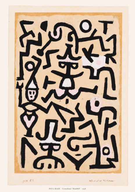 Paul Klee Comedians' Handbill No6 - Plakat