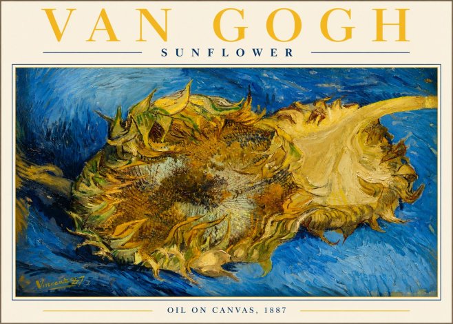 Van Gogh Sunflower No2 - Plakat