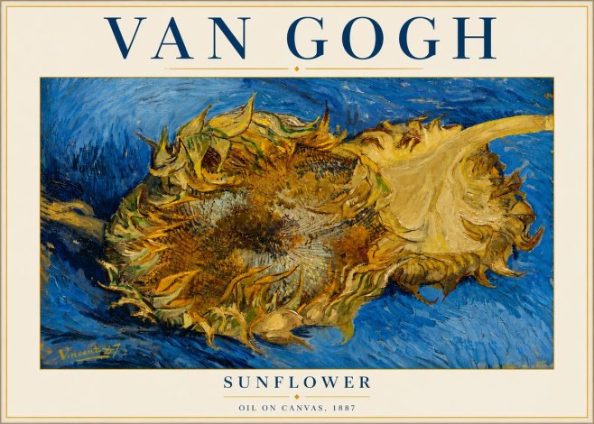 Van Gogh Sunflower No4 - Plakat