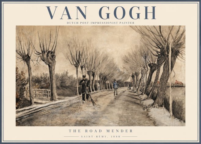 Van Gogh The Road Mender I No2 - Plakat