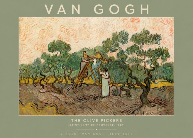 Van Gogh The Olive Pickers I No4 - Plakat