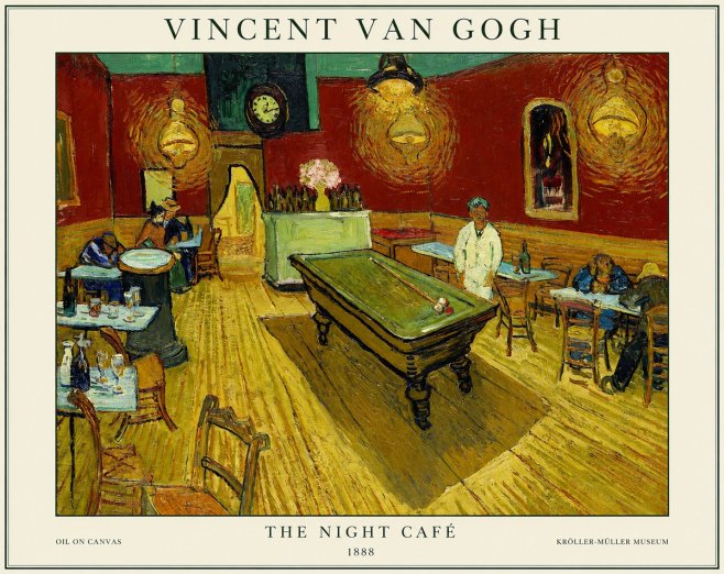 Van Gogh The Night Café II No1 - Plakat