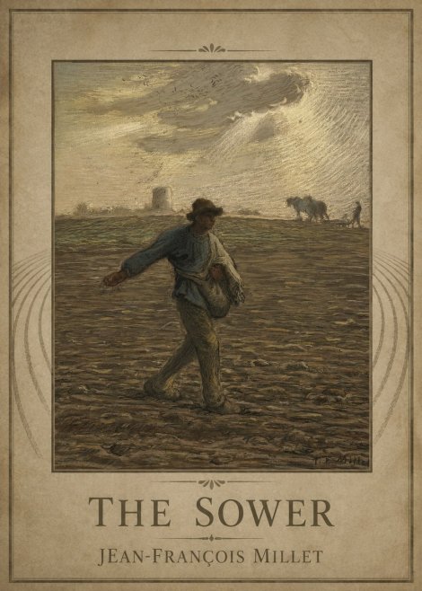 Jean-François Millet The Sower I No1 - Plakat