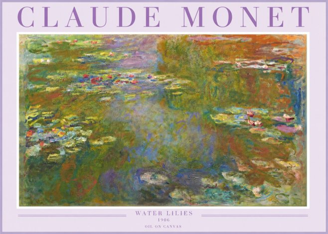 Monet Water Lilies III No2 - Plakat