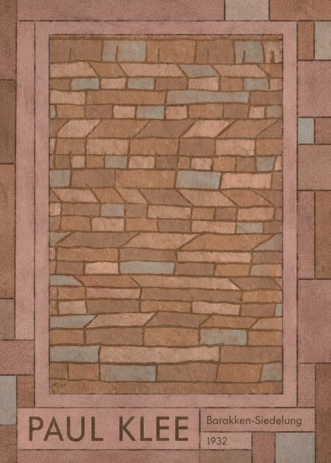 Paul Klee Barakken-siedelung No1 - Plakat