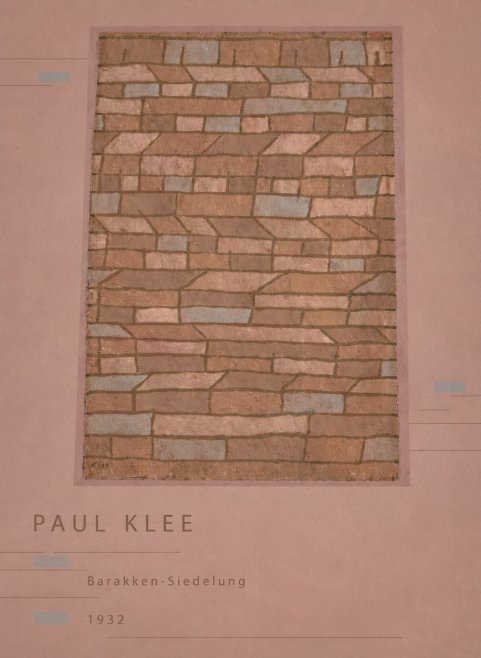 Paul Klee Barakken-siedelung No6 - Plakat