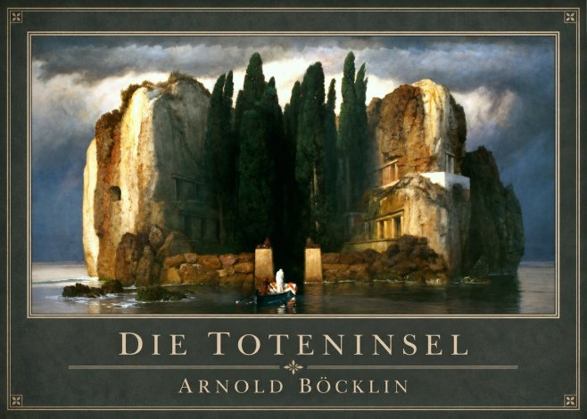 Arnold Böcklin Die Toteninsel II No1 - Plakat