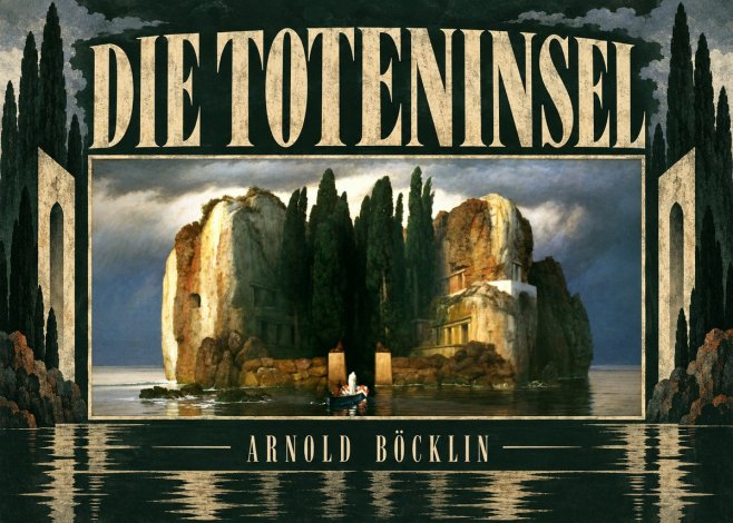 Arnold Böcklin Die Toteninsel II No5 - Plakat