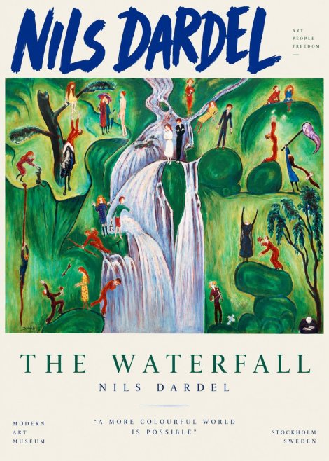 Nils Dardel The Waterfall No3 - Plakat