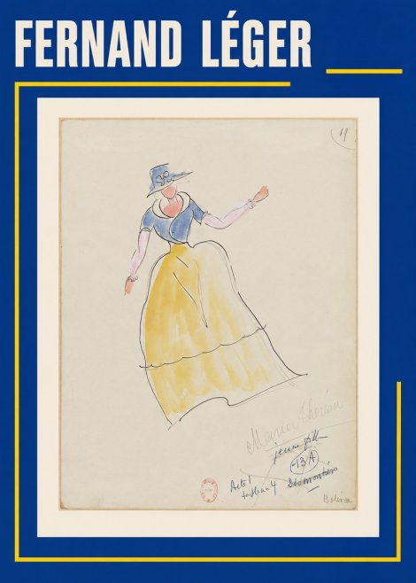 Fernand Léger Monica Thérese - Jeune Fille No1 - Plakat