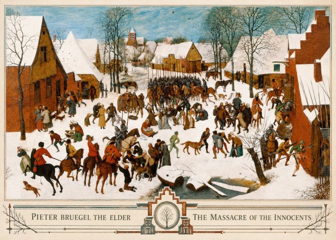 Pieter Bruegel The Massacre of the Innocents No3 - Plakat