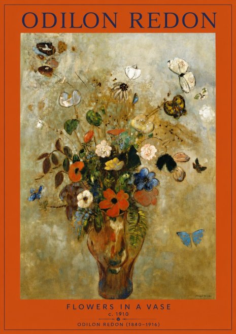 Odilon Redon Flowers in a Vase I No2 - Plakat