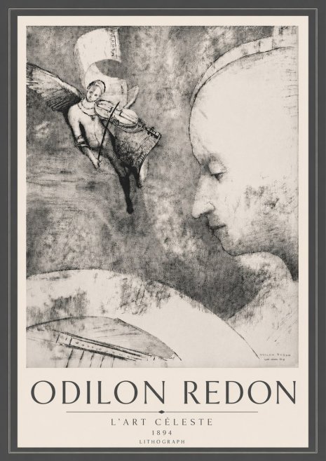 Odilon Redon L'art Céleste No6 - Plakat