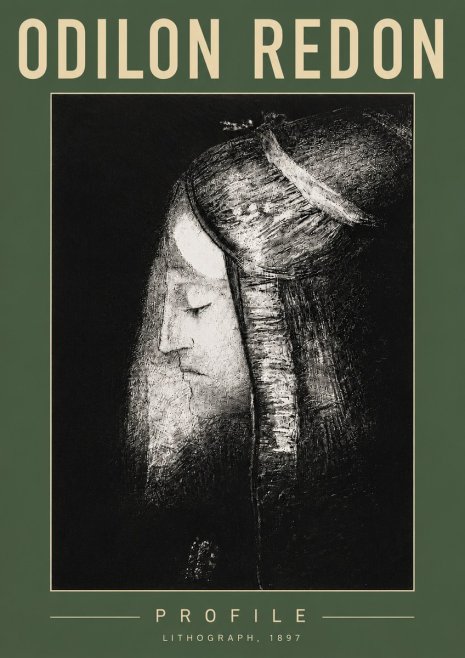 Odilon Redon Profile No5 - Plakat