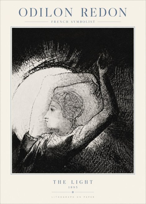 Odilon Redon The Light No5 - Plakat
