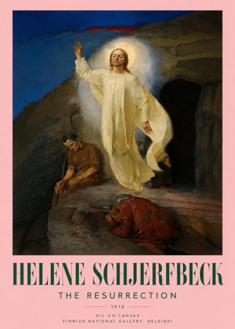 Helene Schjerfbeck The Resurrection No3 - Plakat