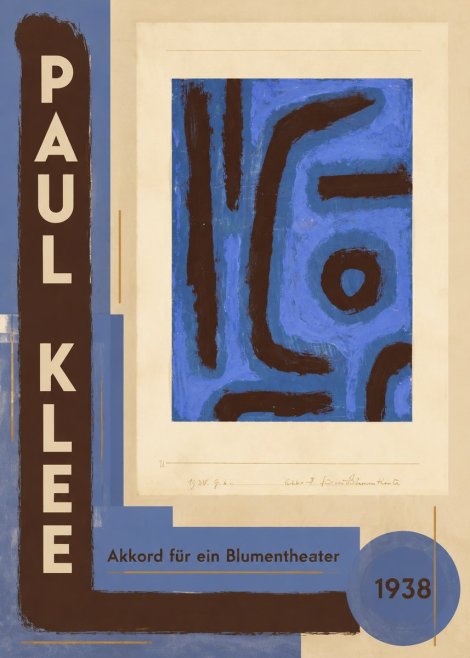 Paul Klee Akkord Für Ein Blumentheater No5 - Plakat