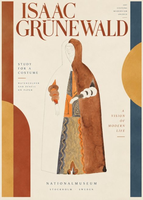 Isaac Grünewald Study for a Costume I No4 - Plakat