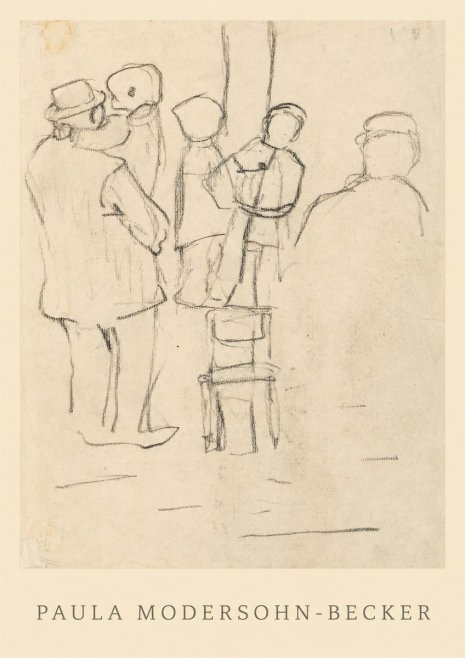 Paula Modersohn-Becker Studies of Figures No1 - Plakat