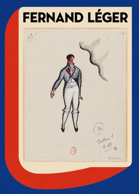 Fernand Léger Bolivar. Tableau 1 3E Acte No6 - Plakat