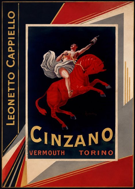 Leonetto Cappiello Cinzano Vermouth No2 - Plakat