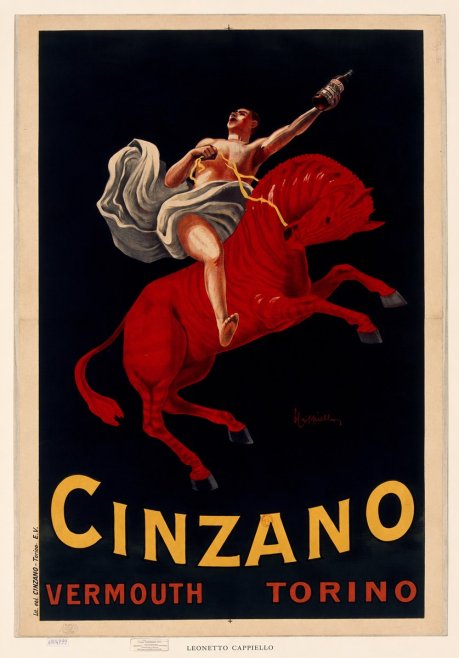 Leonetto Cappiello Cinzano Vermouth No6 - Plakat