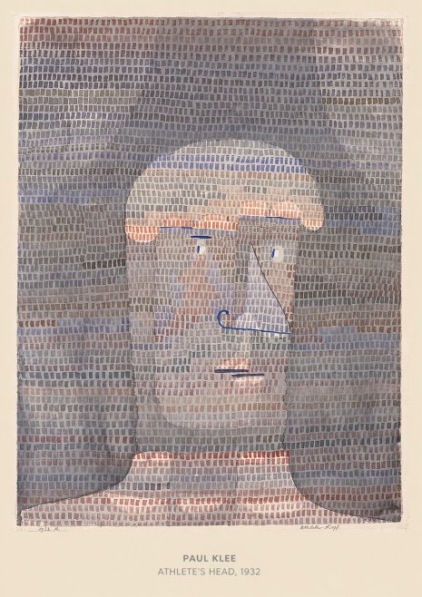 Paul Klee Athlete's Head No4 - Plakat