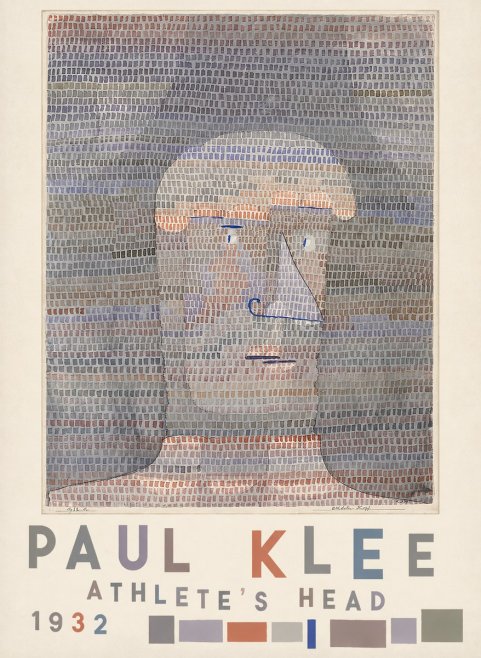 Paul Klee Athlete's Head No5 - Plakat