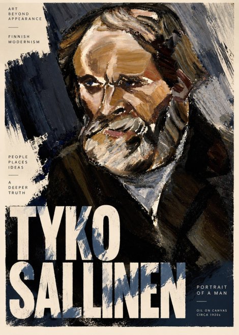 Tyko Sallinen Portrait of a Man III No3 - Plakat