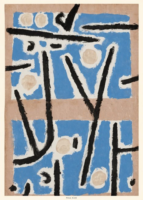 Paul Klee Abstract Geometric Composition No6 - Plakat