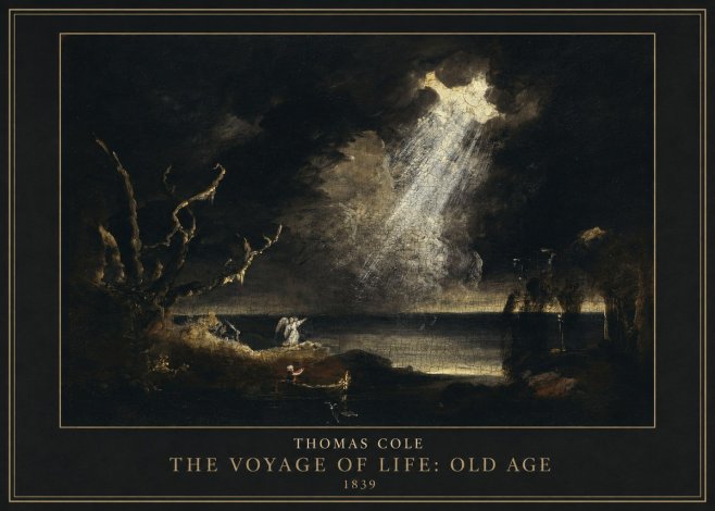 Thomas Cole The Voyage of Life: Old Age I No1 - Plakat