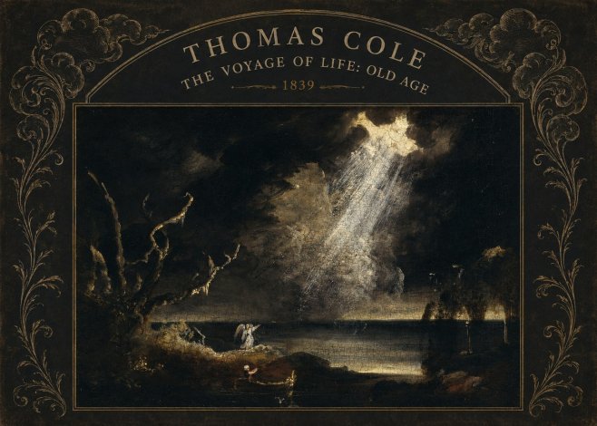 Thomas Cole The Voyage of Life: Old Age I No3 - Plakat