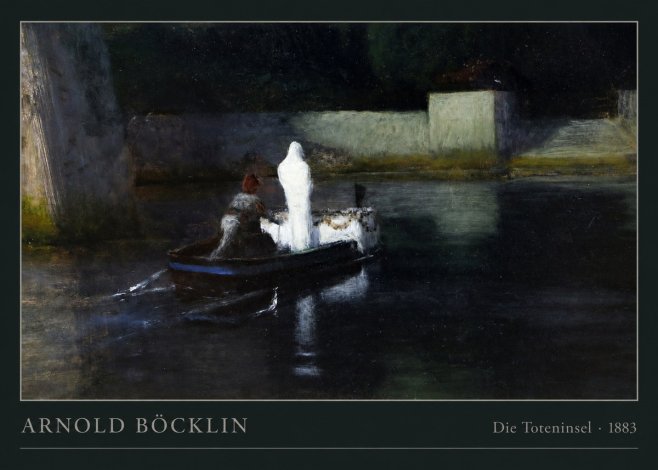 Arnold Böcklin Die Toteninsel III No4 - Plakat