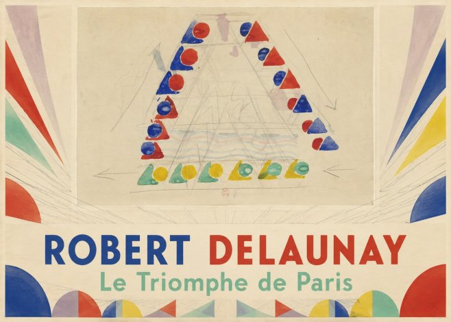 Robert Delaunay Le Triomphe De Paris II No4 - Plakat