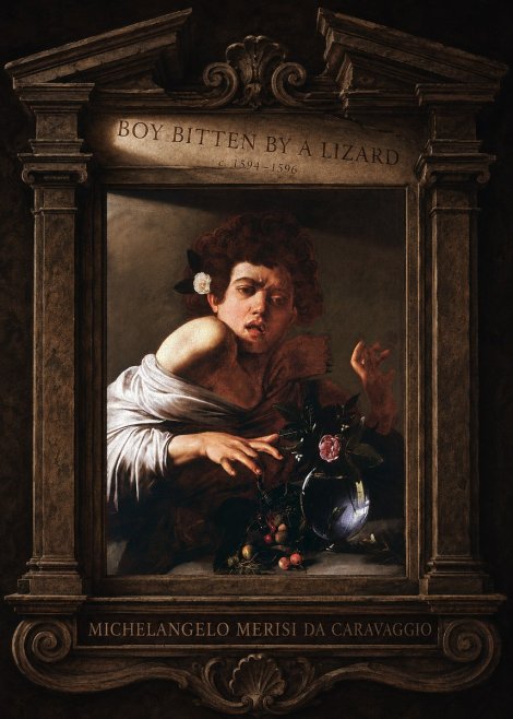 Michelangelo Merisi da Caravaggio Boy Bitten by a Lizard No4 - Plakat