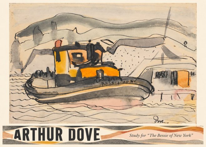 Arthur Dove Study for "the Bessie of New York" No3 - Plakat