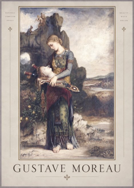 Gustave Moreau Salome with the Head of John the Baptist No4 - Plakat