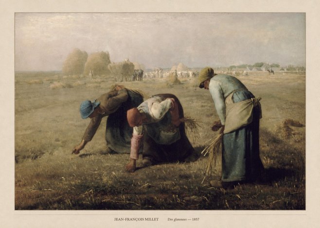 Jean-François Millet Des Glaneuses No6 - Plakat