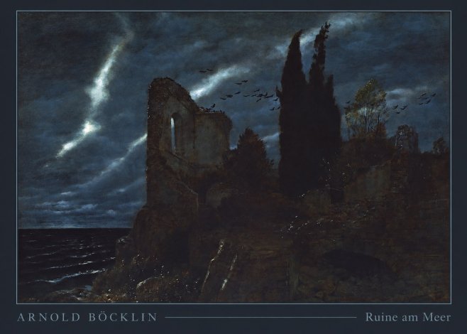 Arnold Böcklin Ruine Am Meer I No3 - Plakat