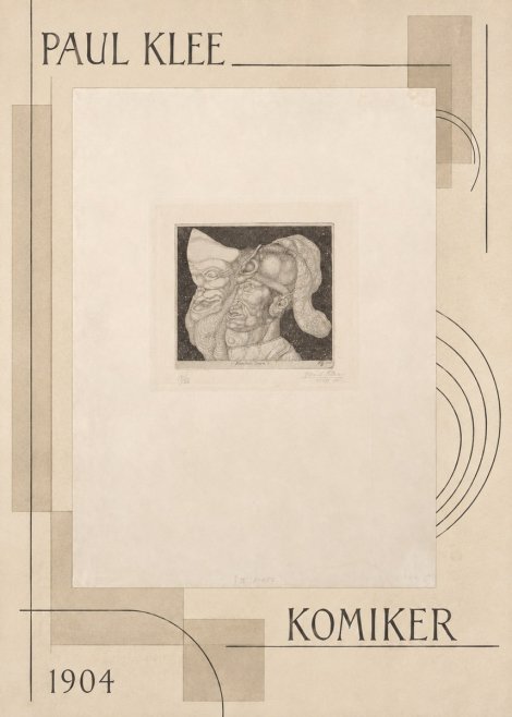 Paul Klee Komiker No2 - Plakat