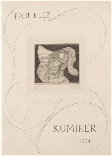 Paul Klee Komiker No3 - Plakat